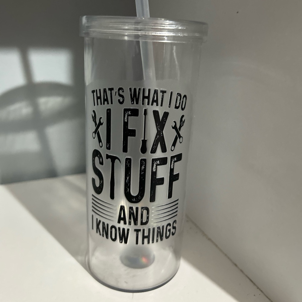 16 oz NEW Handmade Clear Cup